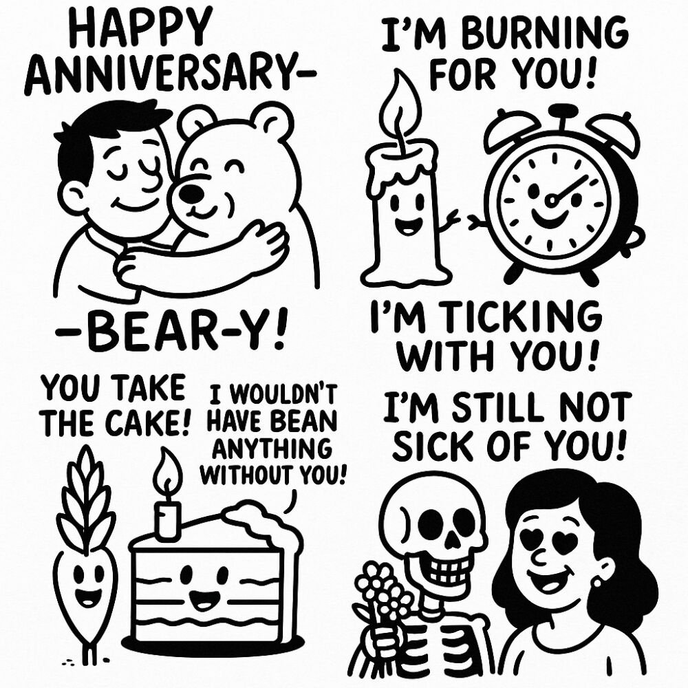 210+ Anniversary Puns & Jokes to Keep Love Laughing