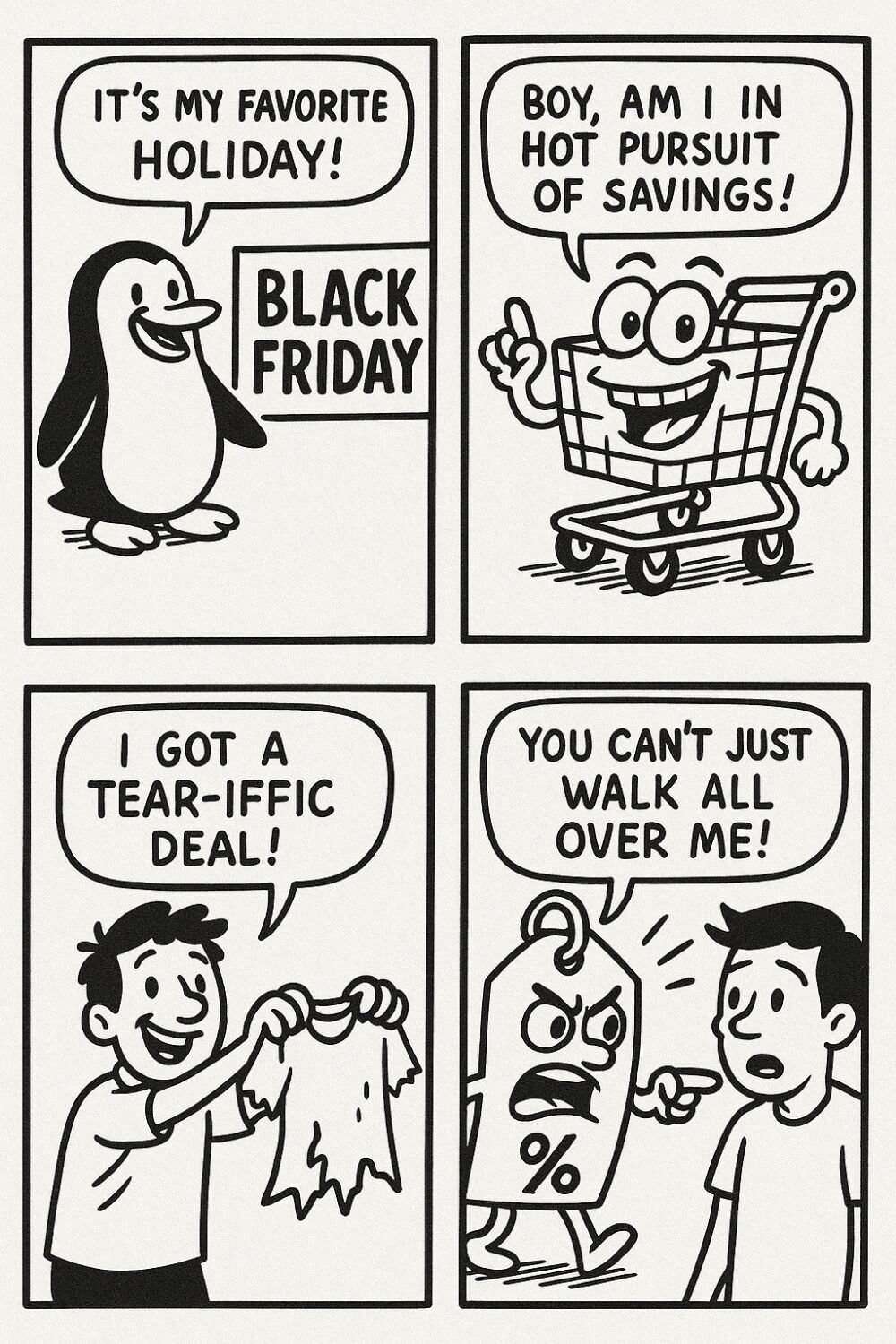 200+ Black Friday Puns & Jokes: Witty One-Liners to Make Your Mall Crawl Hilarious